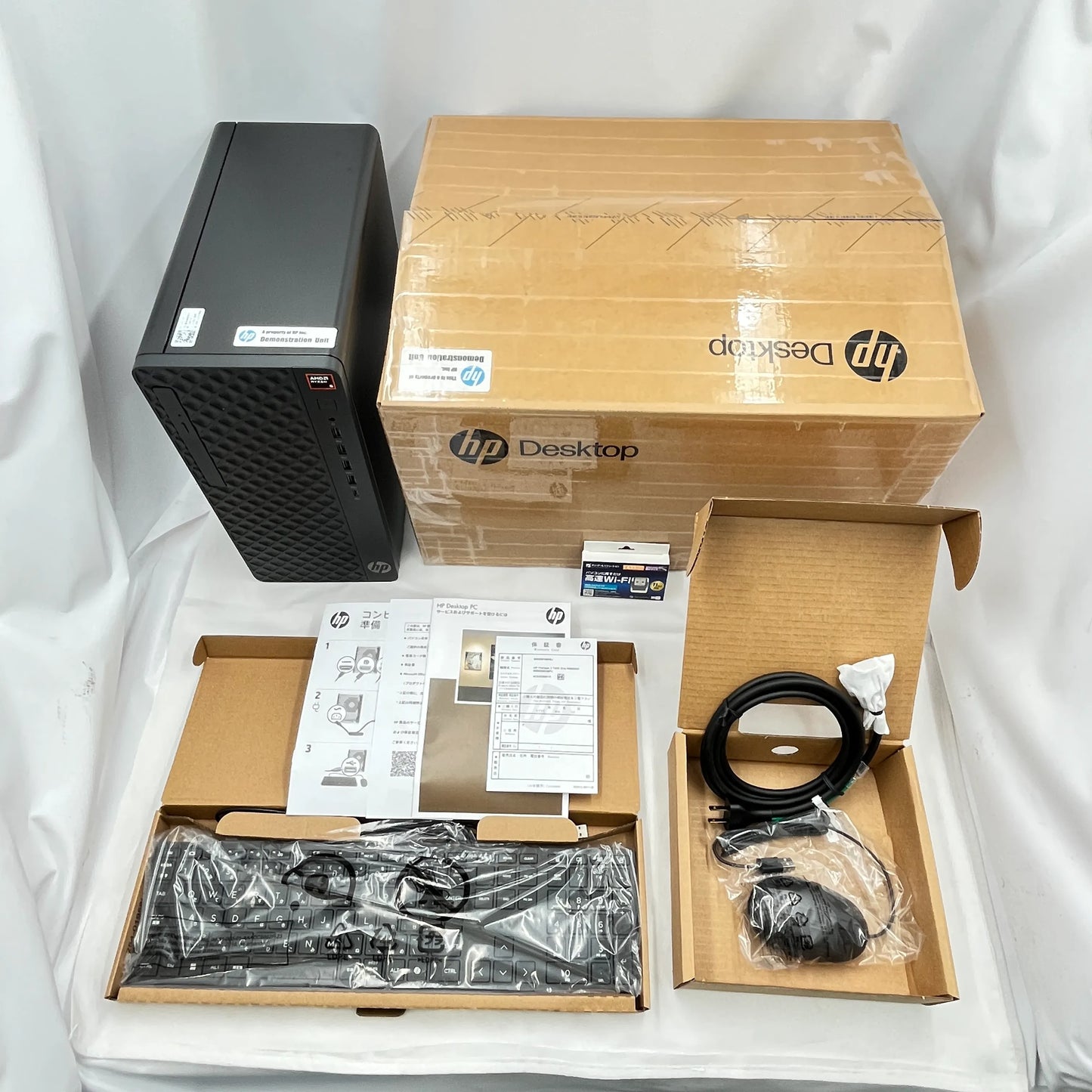 美品特価【中古Aランク】HP ProDesk 2 TWR G1a Ryzen 5 8500G/メモリ 8GB/SSD 256GB/DVDマルチ/Windows 11 Home