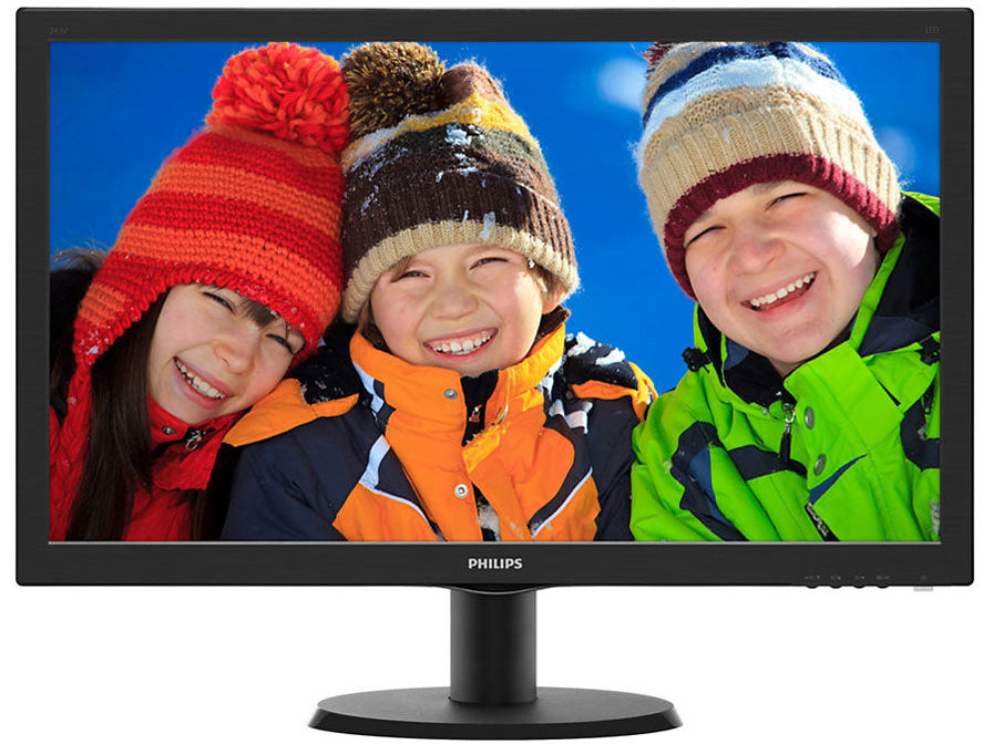中古モニター23.6インチ PHILIPS 243V5Q HDMI接続できます 中古モニター23.6インチ PHILIPS 243V5Q HDMI接続できます