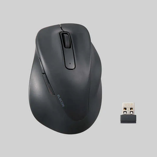 【新品】ELECOM ワイヤレスマウス EX-G 無線2.4GHz 静音 Sサイズ 5ボタン 「AskDoctors評価サービス」認証 抗菌 ブラック