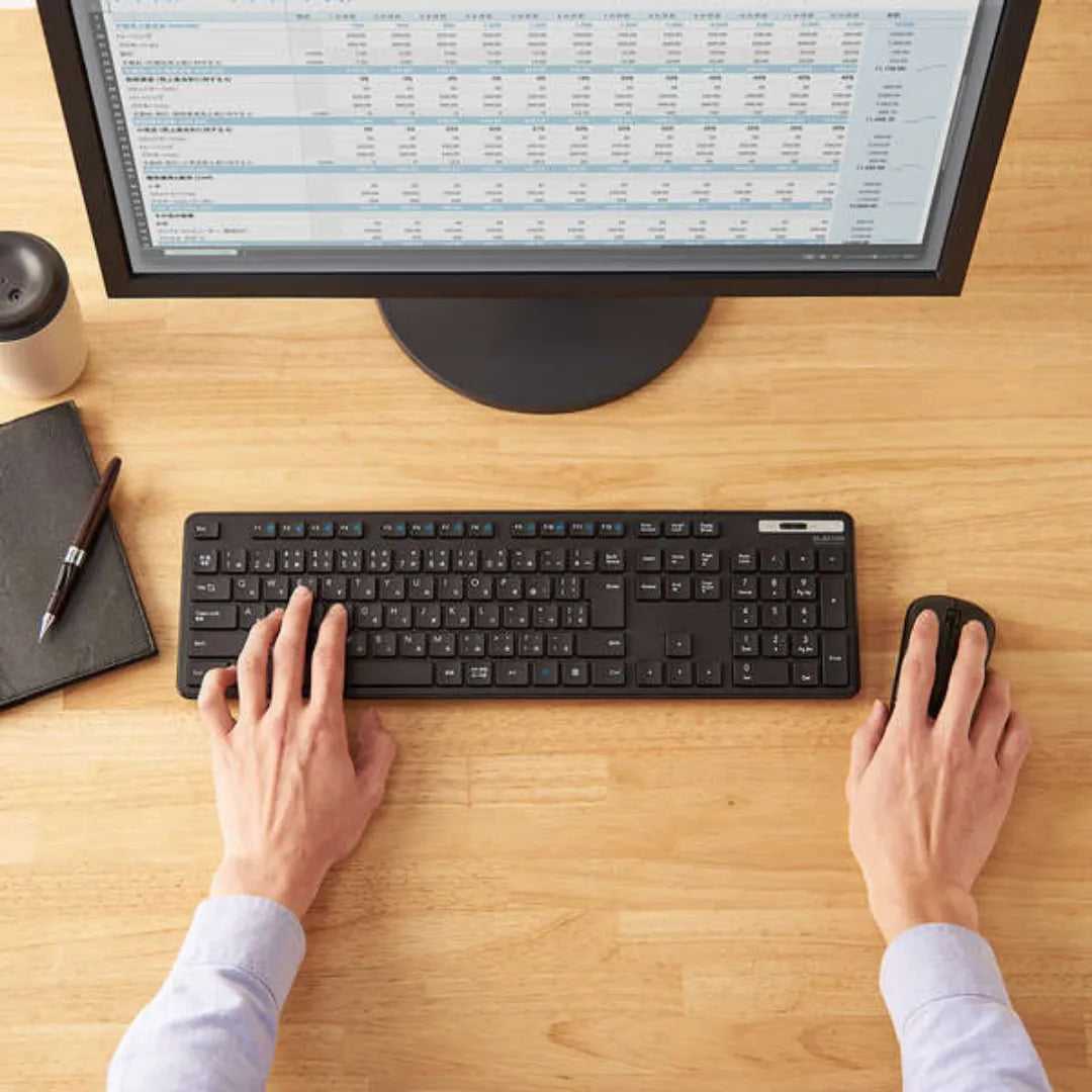 【新品】ワイヤレスキーボード TK-FDM110TKBK