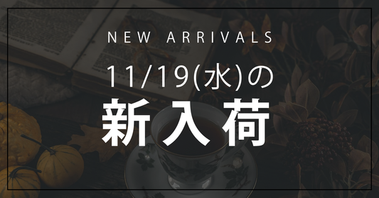 今日の新入荷アイテムお知らせ【2025年11月19日号】