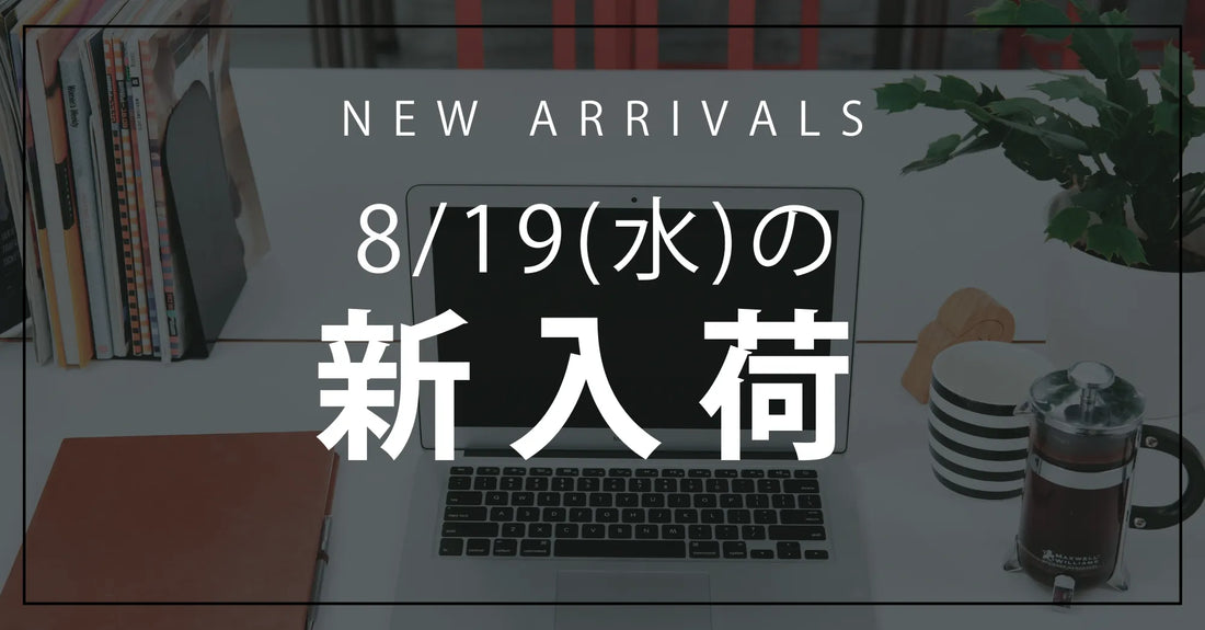 今日の新入荷アイテムのお知らせ【2026年8月19日号】