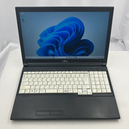 【中古Cランク】富士通 LIFEBOOK A579 Core i5 8265U/メモリ 8GB/SSD 128GB/15.6インチ フルHD/DVD-ROM/Windows 11 Pro