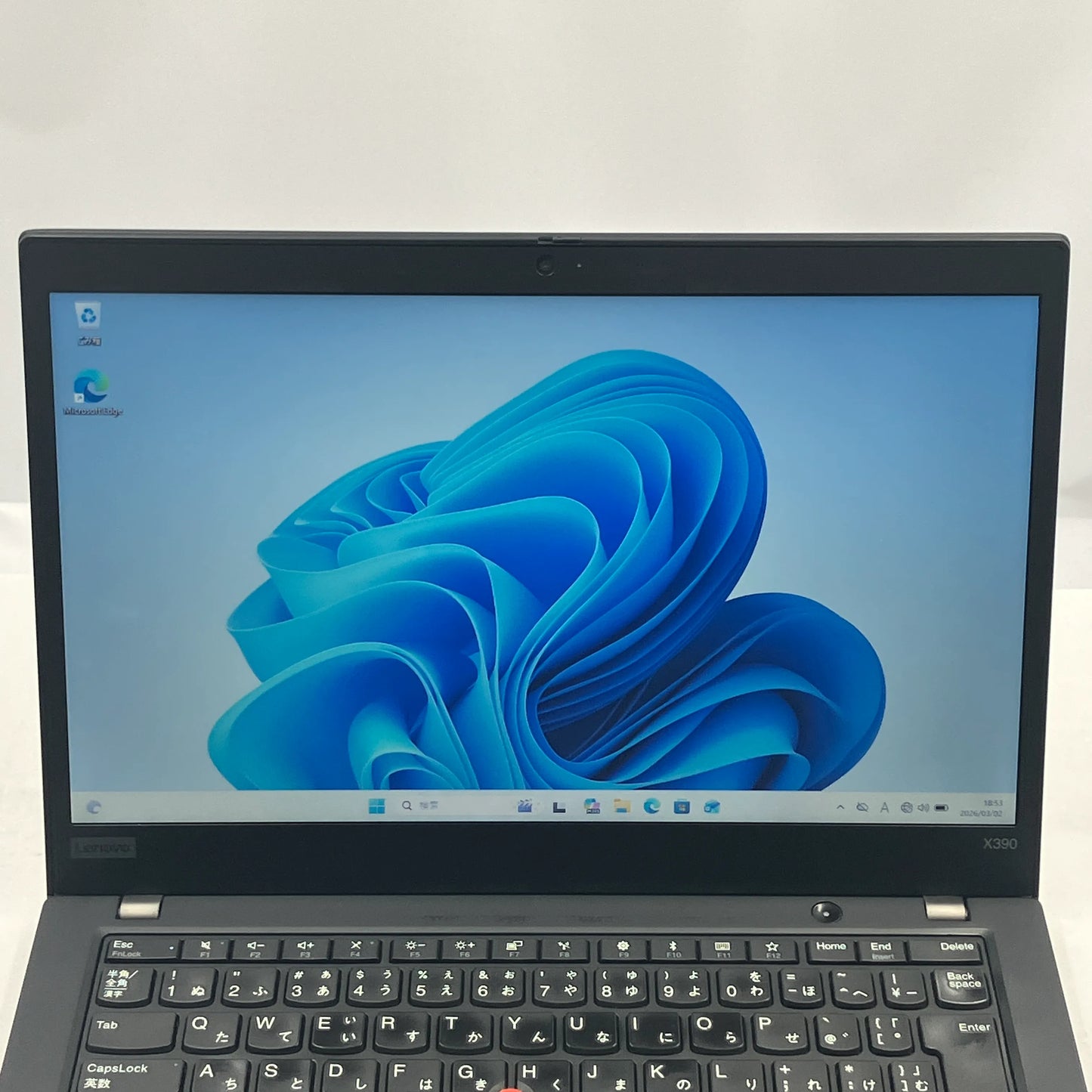 【中古Dランク】Lenovo ThinkPad X390 Core i5 8265U/メモリ8GB/SSD 256GB/13.3インチ/Windows 11 Pro