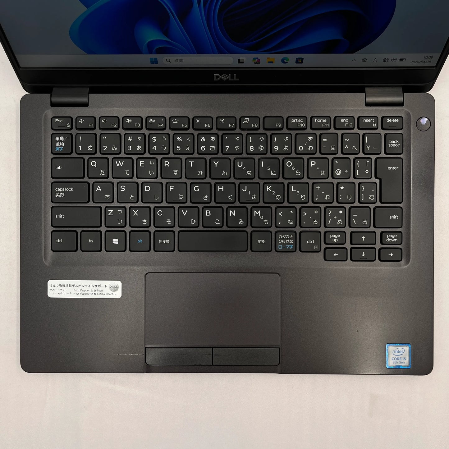 【中古Cランク】Dell Latitude 5300 Core i5 8265U/メモリ 8GB/SSD 128GB/13.3インチ フルHD/Windows 11 Pro