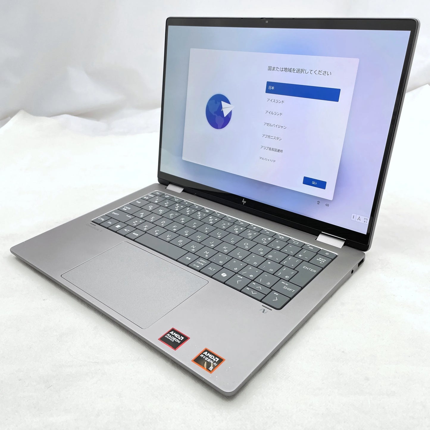 【中古Aランク】HP OmniBook X Flip Laptop NGAI 14-fk0004AU Ryzen AI 5 340/メモリ 16GB/SSD 512GB/14インチ/Windows 11 Home