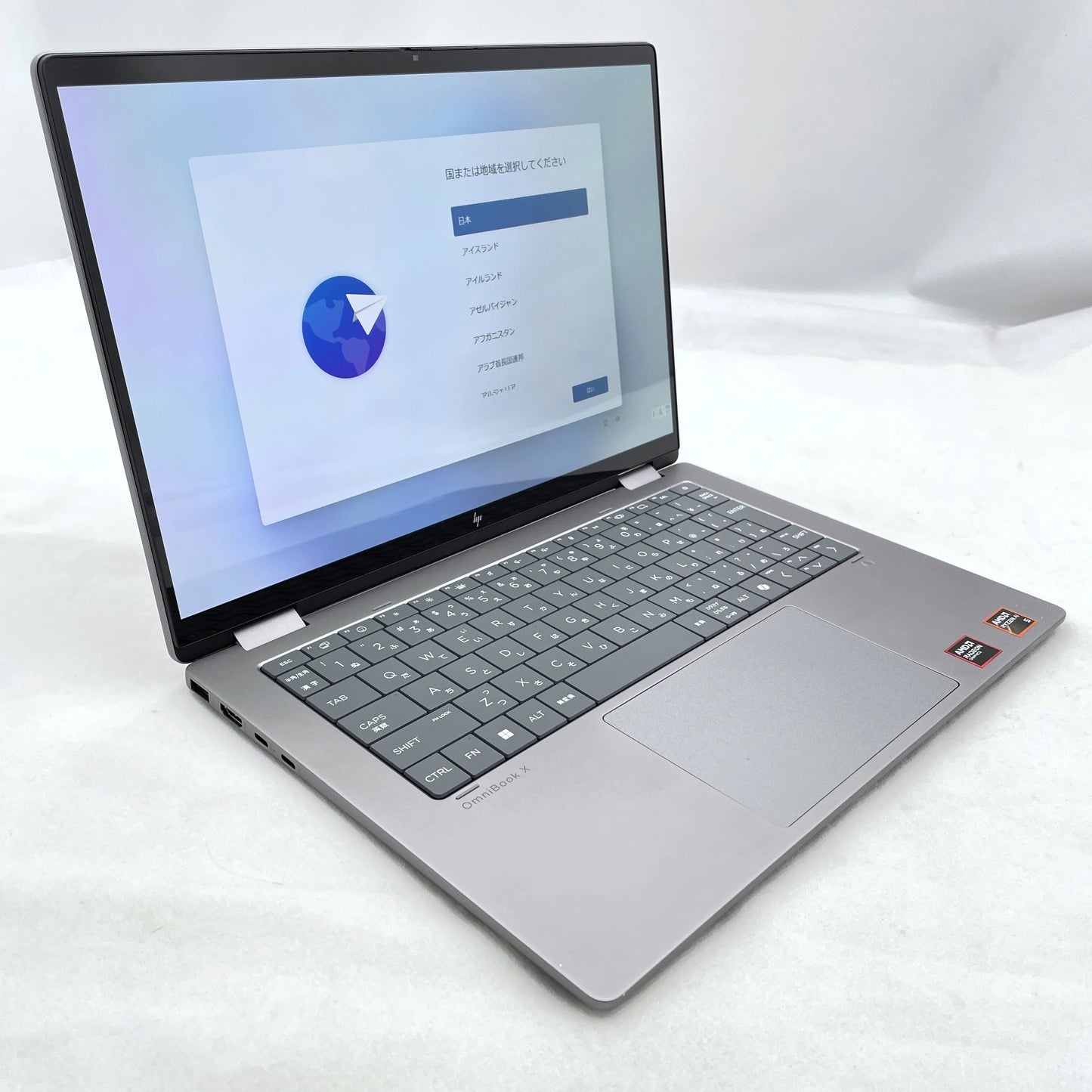 【中古Aランク】HP OmniBook X Flip Laptop NGAI 14-fk0004AU Ryzen AI 5 340/メモリ 16GB/SSD 512GB/14インチ/Windows 11 Home