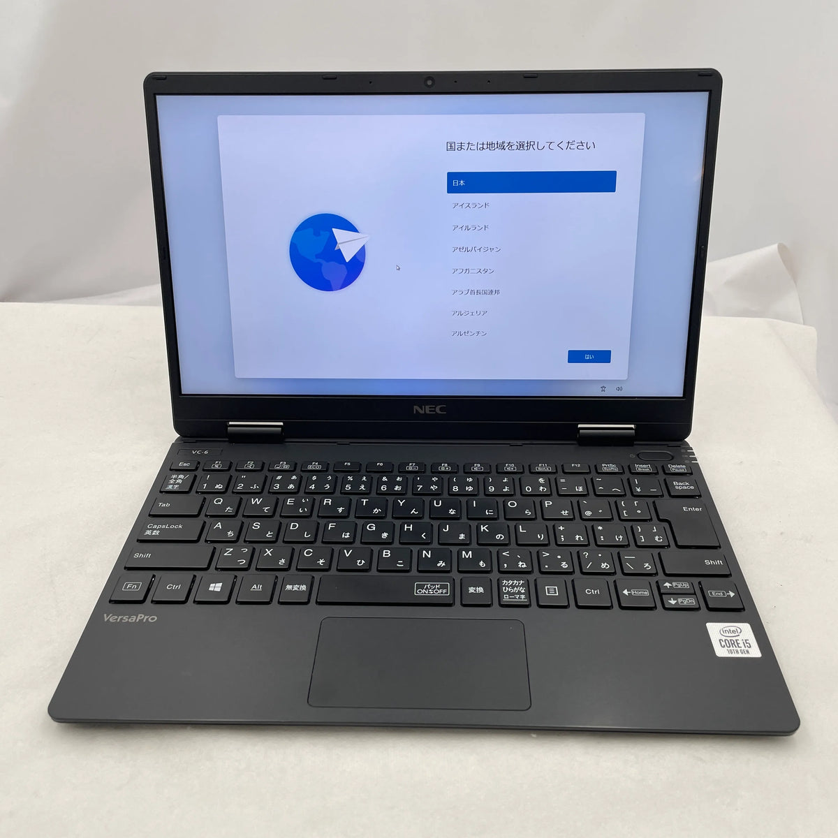 【中古Cランク】NEC VersaPro PC-VKT10CGG6VD6 Core i5 10210Y/メモリ 8GB/SSD 128GB/12.5インチ フルHD/Windows 11 Pro