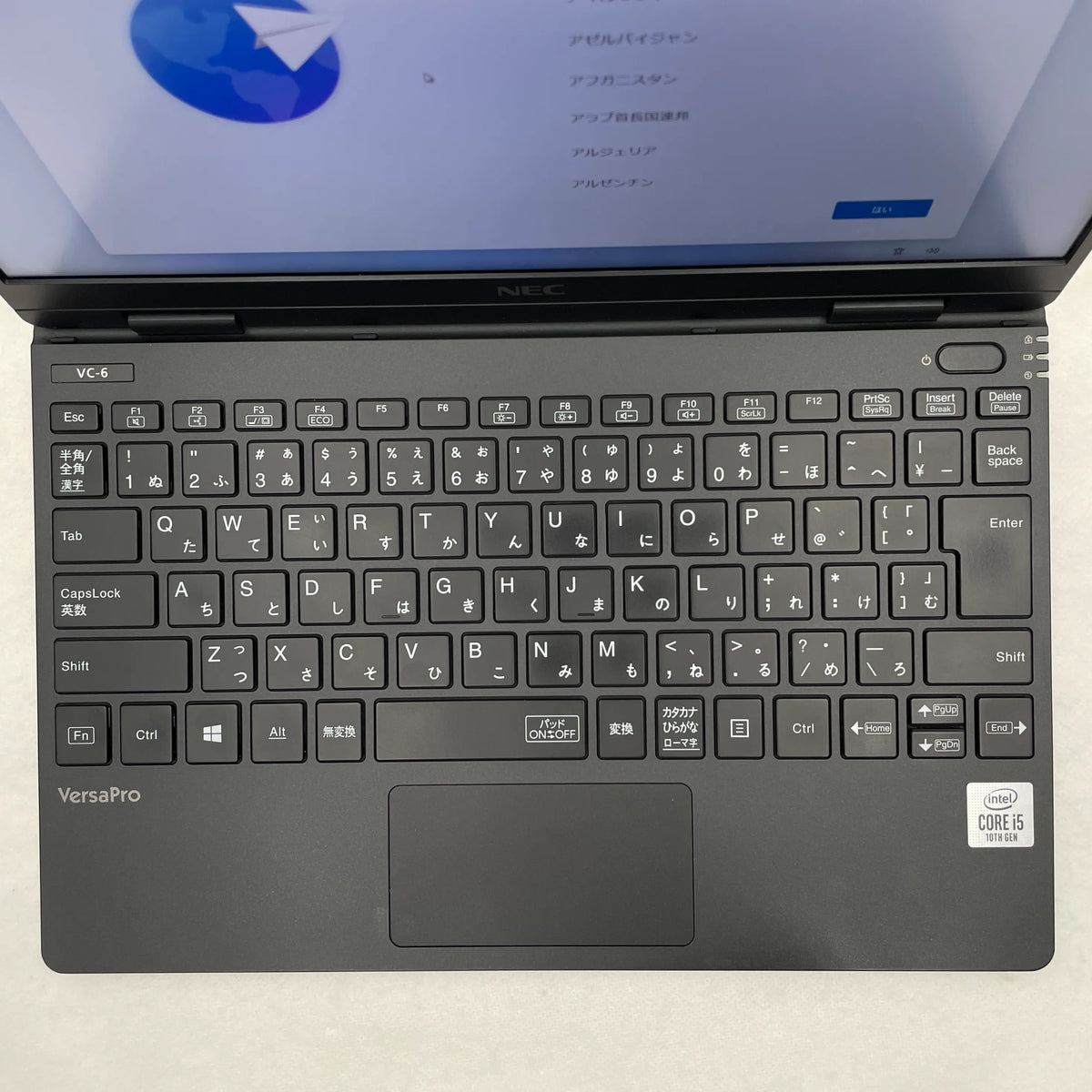 【中古Cランク】NEC VersaPro PC-VKT10CGG6VD6 Core i5 10210Y/メモリ 8GB/SSD 128GB/12.5インチ フルHD/Windows 11 Pro
