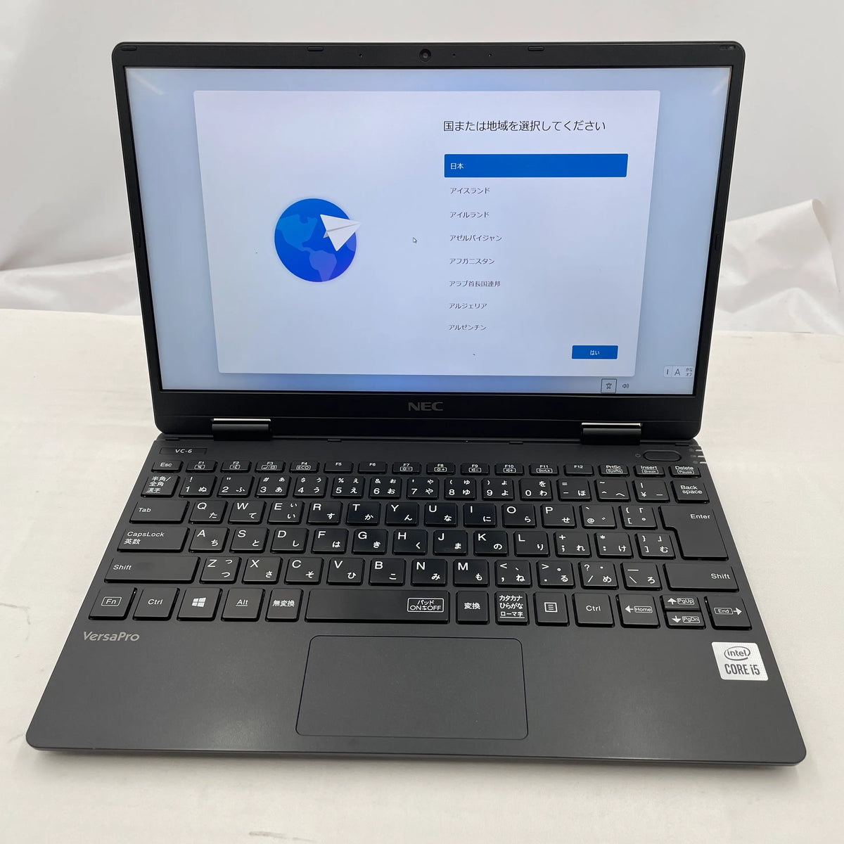 【中古Cランク】NEC VersaPro PC-VKT10CGG6VD6 Core i5 10210Y/メモリ 8GB/SSD 128GB/12.5インチ フルHD/Windows 11 Pro
