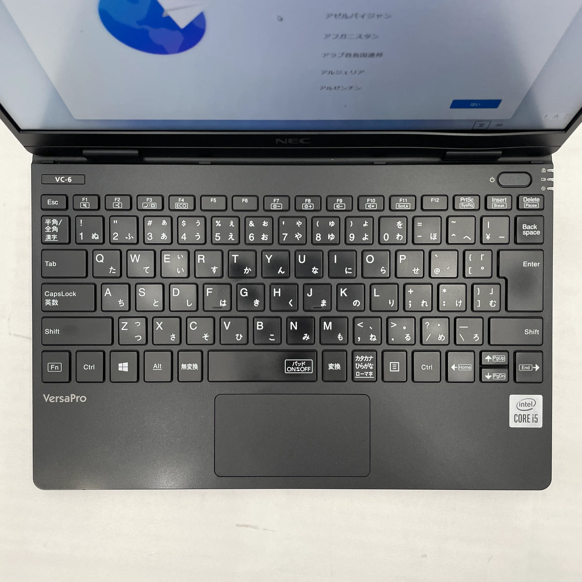 【中古Cランク】NEC VersaPro PC-VKT10CGG6VD6 Core i5 10210Y/メモリ 8GB/SSD 128GB/12.5インチ フルHD/Windows 11 Pro