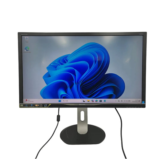 【中古Bランク】PHILIPS 328P6VJEB/11 31.5型 4K液晶モニター HDMI/D-Sub/ディスプレイポート ※R∞PCシリーズではございません