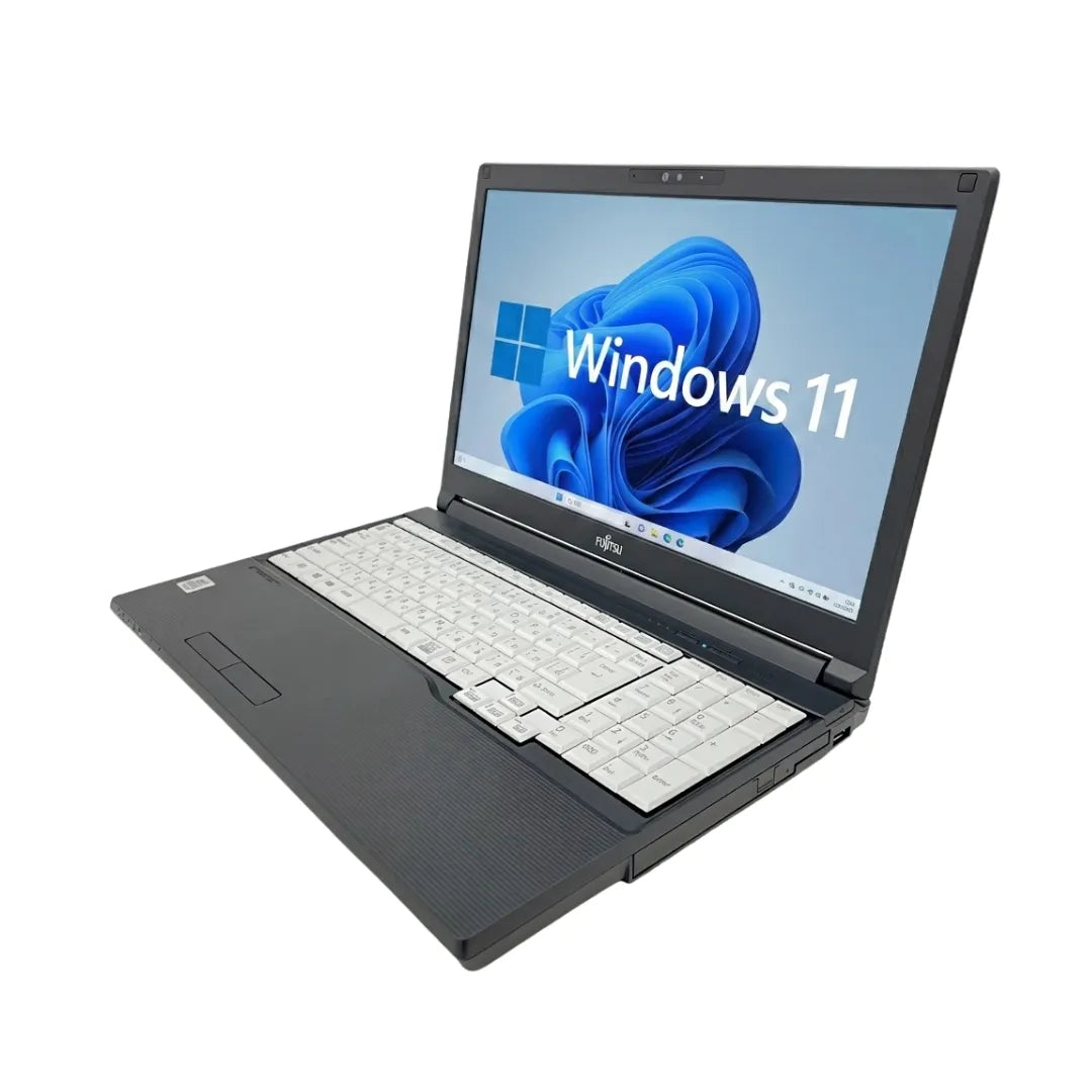 【中古Bランク】富士通 LIFEBOOK A5510/DX Core i3 10110U/メモリ8GB/SSD 256GB/15.6インチ/DVD-MULTI/Windows 11 Pro