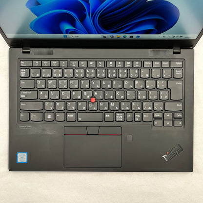 【中古Dランク】Lenovo ThinkPad X1 Carbon Gen 7 Core i7 8565U/メモリ 16GB/SSD 256GB/14インチ フルHD/Windows 11 Pro