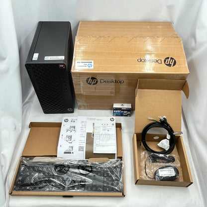 美品特価【中古Aランク】HP ProDesk 2 TWR G1a Ryzen 5 8500G/メモリ 8GB/SSD 256GB/DVDマルチ/Windows 11 Home