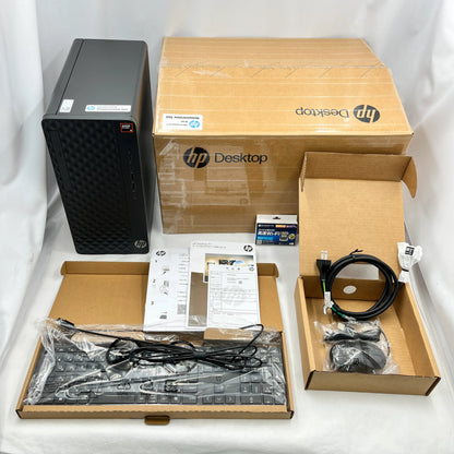 美品特価【中古Aランク】HP ProDesk 2 TWR G1a Ryzen 5 8500G/メモリ 8GB/SSD 256GB/DVDマルチ/Windows 11 Pro
