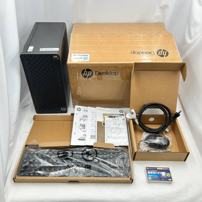 美品特価【中古Aランク】HP ProDesk 2 TWR G1a Ryzen 5 8500G/メモリ 8GB/SSD 256GB/DVDマルチ/Windows 11 Pro