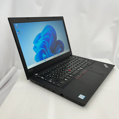 【中古Aランク】Lenovo ThinkPad L490 Core i5 8265U/メモリ8GB/SSD 256GB/14インチ/Windows 11 Pro