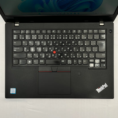 【中古Aランク】Lenovo ThinkPad L490 Core i5 8265U/メモリ8GB/SSD 256GB/14インチ/Windows 11 Pro