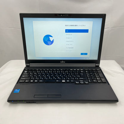 【中古Dランク】富士通 LIFEBOOK A5511 Core i5 1145G7/メモリ 8GB/SSD 256GB/15.6インチ/DVD-ROM/Windows 11 Pro