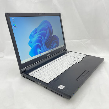 【中古Bランク】富士通 LIFEBOOK A5510/DX Core i3 10110U/メモリ8GB/SSD 256GB/15.6インチ/DVD-MULTI/Windows 11 Pro