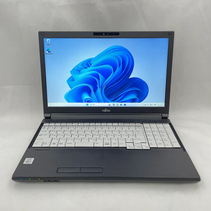 【中古Bランク】富士通 LIFEBOOK A5510/DX Core i3 10110U/メモリ8GB/SSD 256GB/15.6インチ/DVD-MULTI/Windows 11 Pro