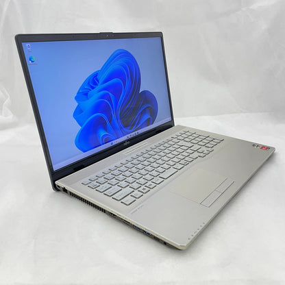 【中古Bランク】富士通 LIFEBOOK NH78/E3 Ryzen 7 4700U/メモリ 8GB/SSD 256GB/17.3インチ フルHD/BD-MULTI/Windows 11 Home