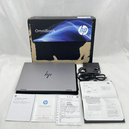【中古Aランク】HP OmniBook X Flip Laptop AI 14-fk0004AU Ryzen AI 5 340/メモリ 16GB/SSD 512GB/14インチ/Windows 11 Home