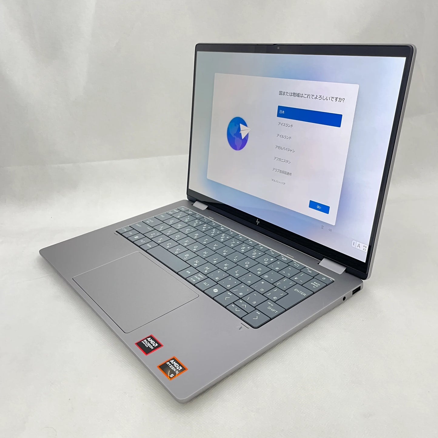 【中古Aランク】HP OmniBook X Flip Laptop AI 14-fk0004AU Ryzen AI 5 340/メモリ 16GB/SSD 512GB/14インチ/Windows 11 Home