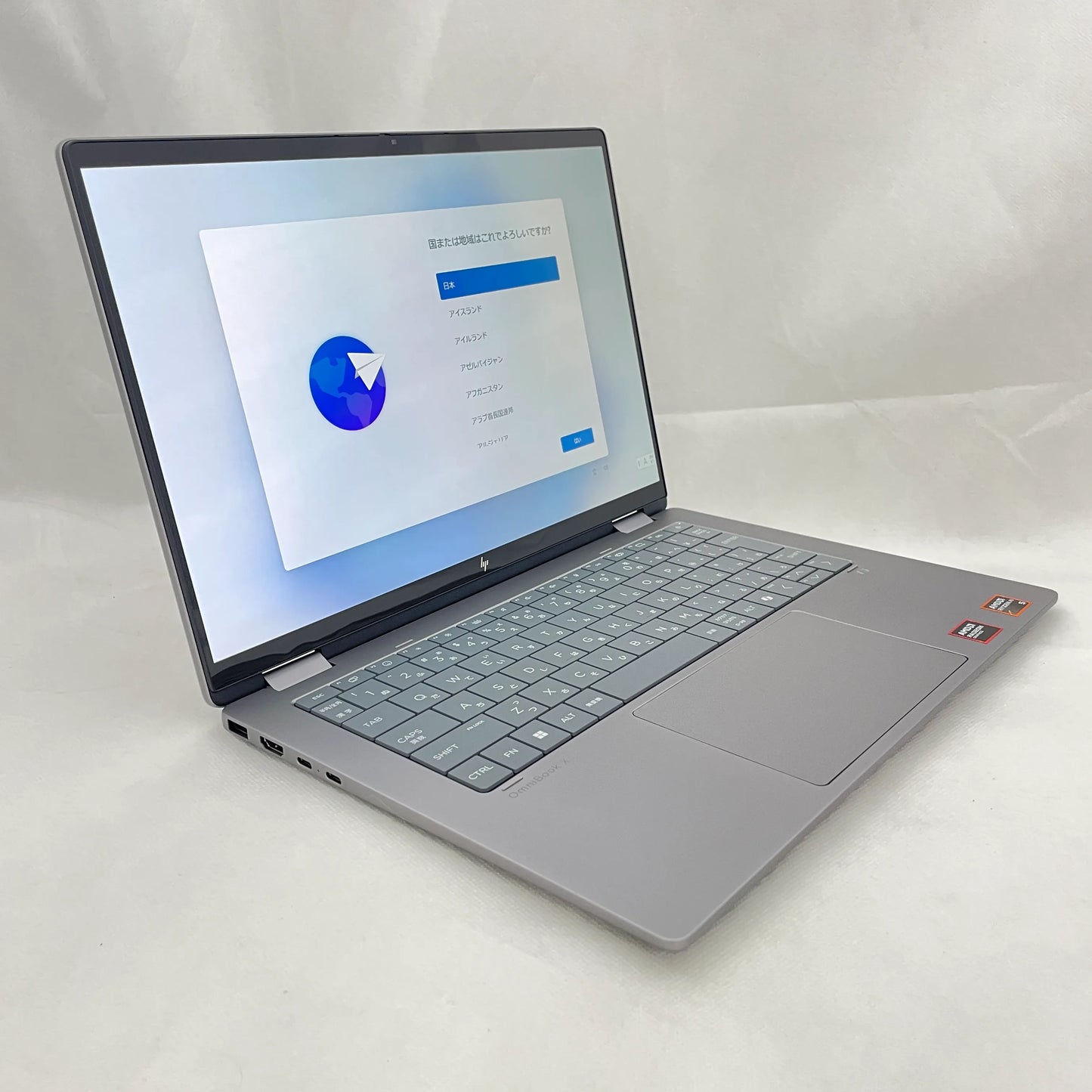 【中古Aランク】HP OmniBook X Flip Laptop AI 14-fk0004AU Ryzen AI 5 340/メモリ 16GB/SSD 512GB/14インチ/Windows 11 Home