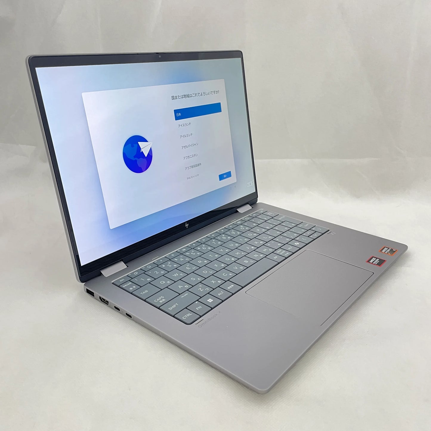 【中古Aランク】HP OmniBook X Flip Laptop AI 14-fk0004AU Ryzen AI 5 340/メモリ 16GB/SSD 512GB/14インチ/Windows 11 Home