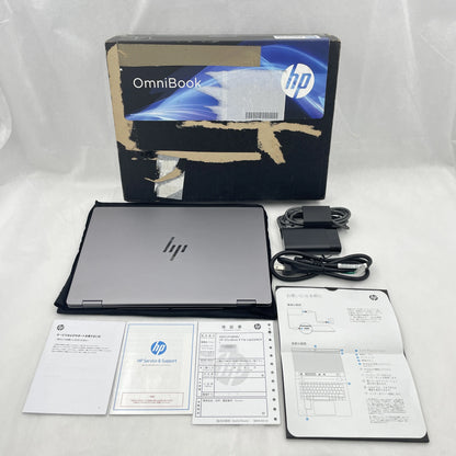 【中古Aランク】HP OmniBook X Flip Laptop AI 14-fk0004AU Ryzen AI 5 340/メモリ 16GB/SSD 512GB/14インチ/Windows 11 Home