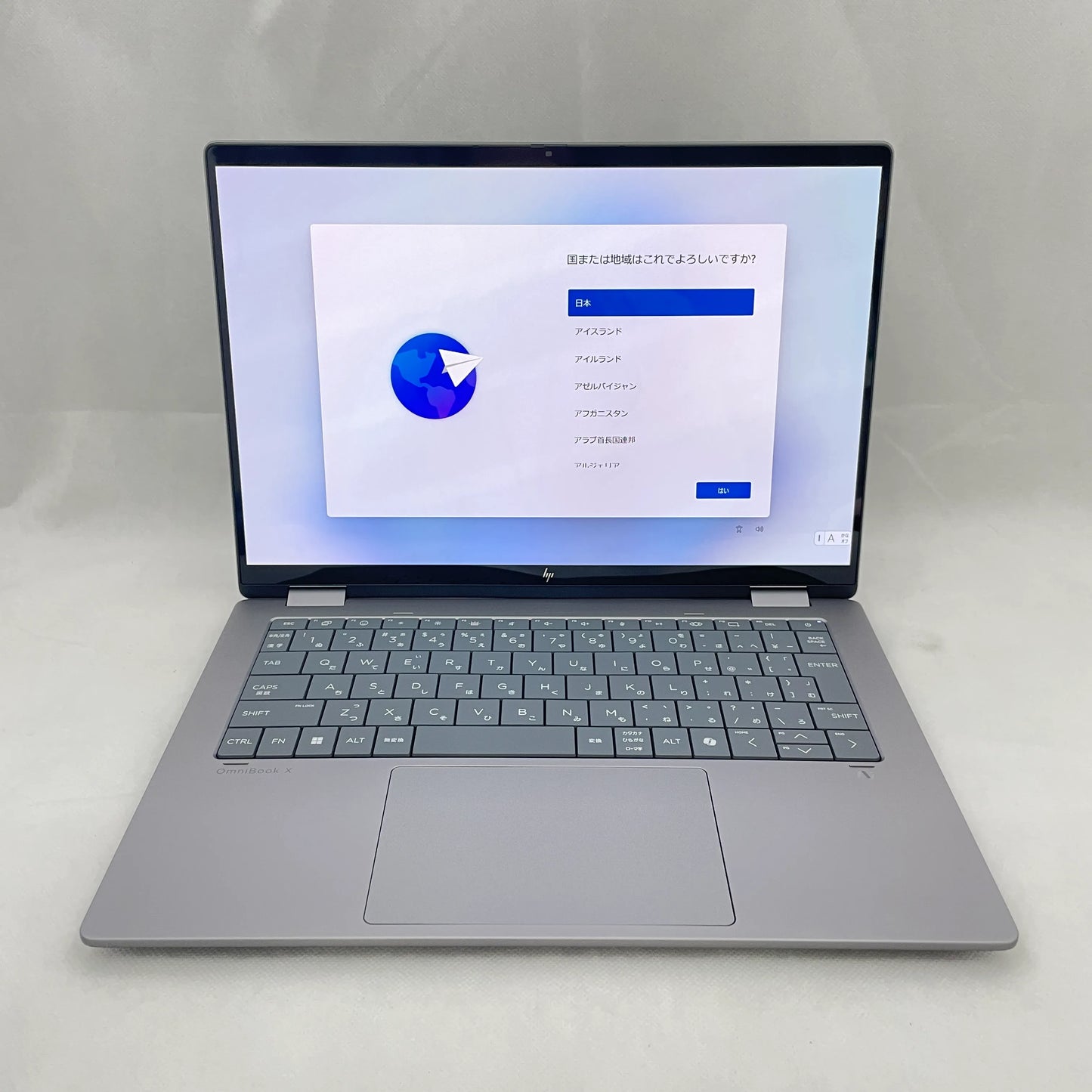 【中古Aランク】HP OmniBook X Flip Laptop AI 14-fk0004AU Ryzen AI 5 340/メモリ 16GB/SSD 512GB/14インチ/Windows 11 Home