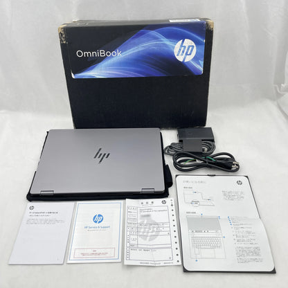 【中古Aランク】HP OmniBook X Flip Laptop AI 14-fk0004AU Ryzen AI 5 340/メモリ 16GB/SSD 512GB/14インチ/Windows 11 Home