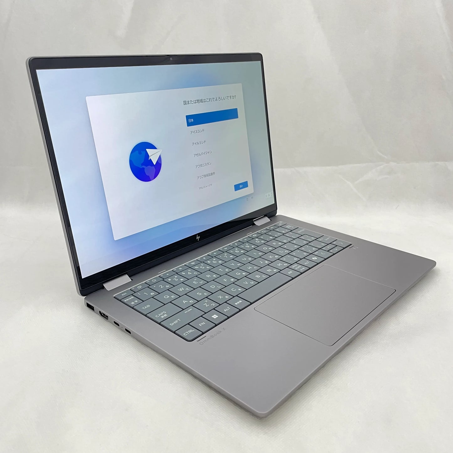 【中古Aランク】HP OmniBook X Flip Laptop AI 14-fk0004AU Ryzen AI 5 340/メモリ 16GB/SSD 512GB/14インチ/Windows 11 Home