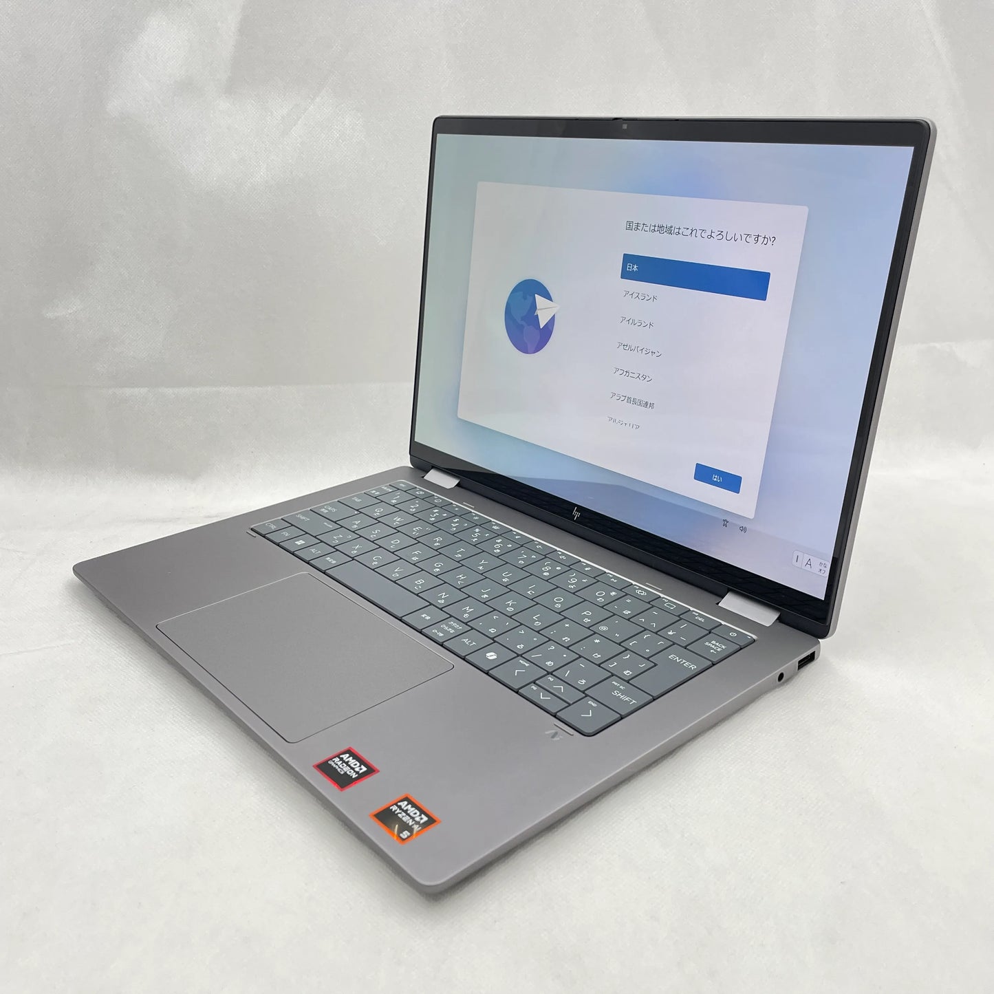 【中古Aランク】HP OmniBook X Flip Laptop AI 14-fk0004AU Ryzen AI 5 340/メモリ 16GB/SSD 512GB/14インチ/Windows 11 Home