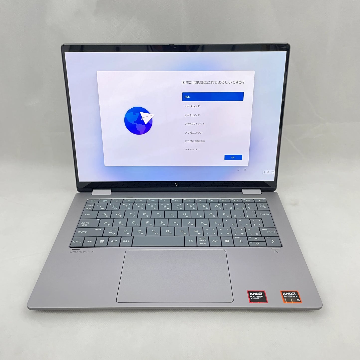 【中古Aランク】HP OmniBook X Flip Laptop AI 14-fk0004AU Ryzen AI 5 340/メモリ 16GB/SSD 512GB/14インチ/Windows 11 Home