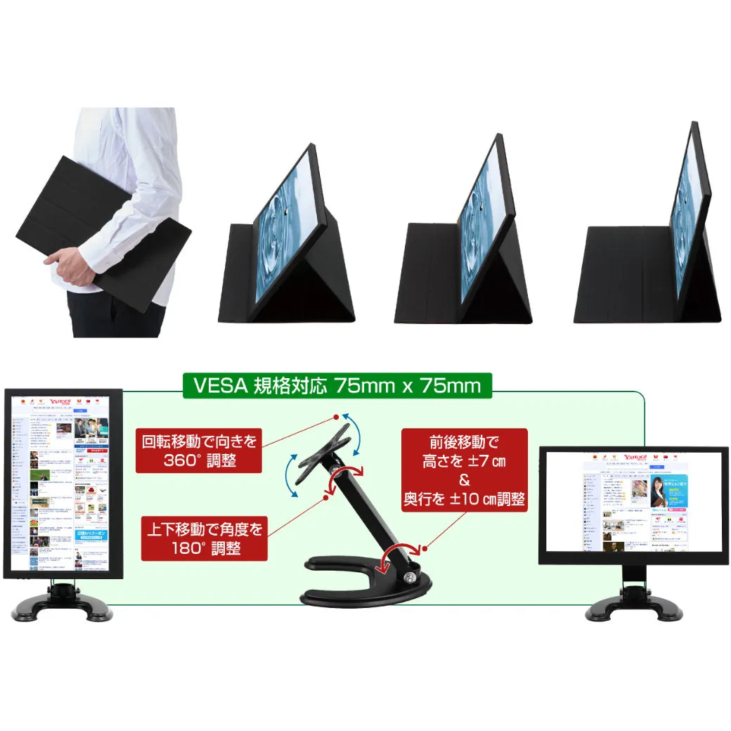 【新品】ITPROTECH 15.6型マルチ液晶モニター LCD15HCR-IPS