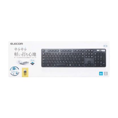 【新品】ワイヤレスキーボード TK-FDM110TKBK