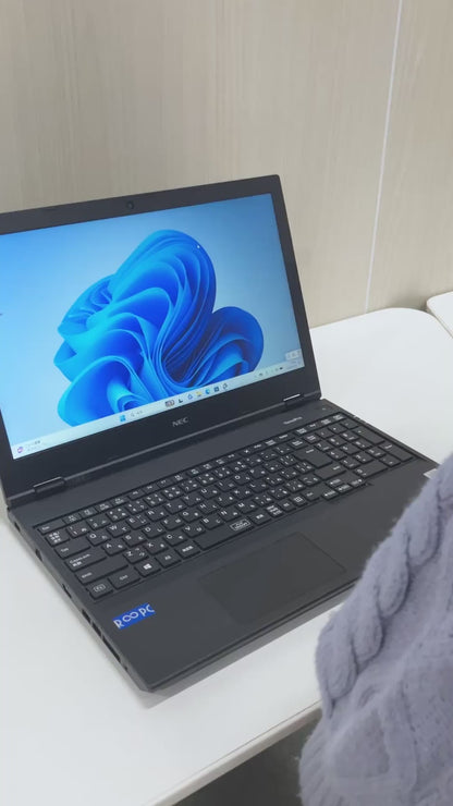 【無期限保証】NEC VersaPro VUT16/F-9 Core i5 10210U/メモリ16GB/新品SSD 500GB/15.6インチ/マルチドライブ/Windows 11 Pro